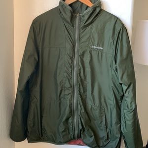 Womens Columbia Mountainside Reversible Fleece Jacket XL